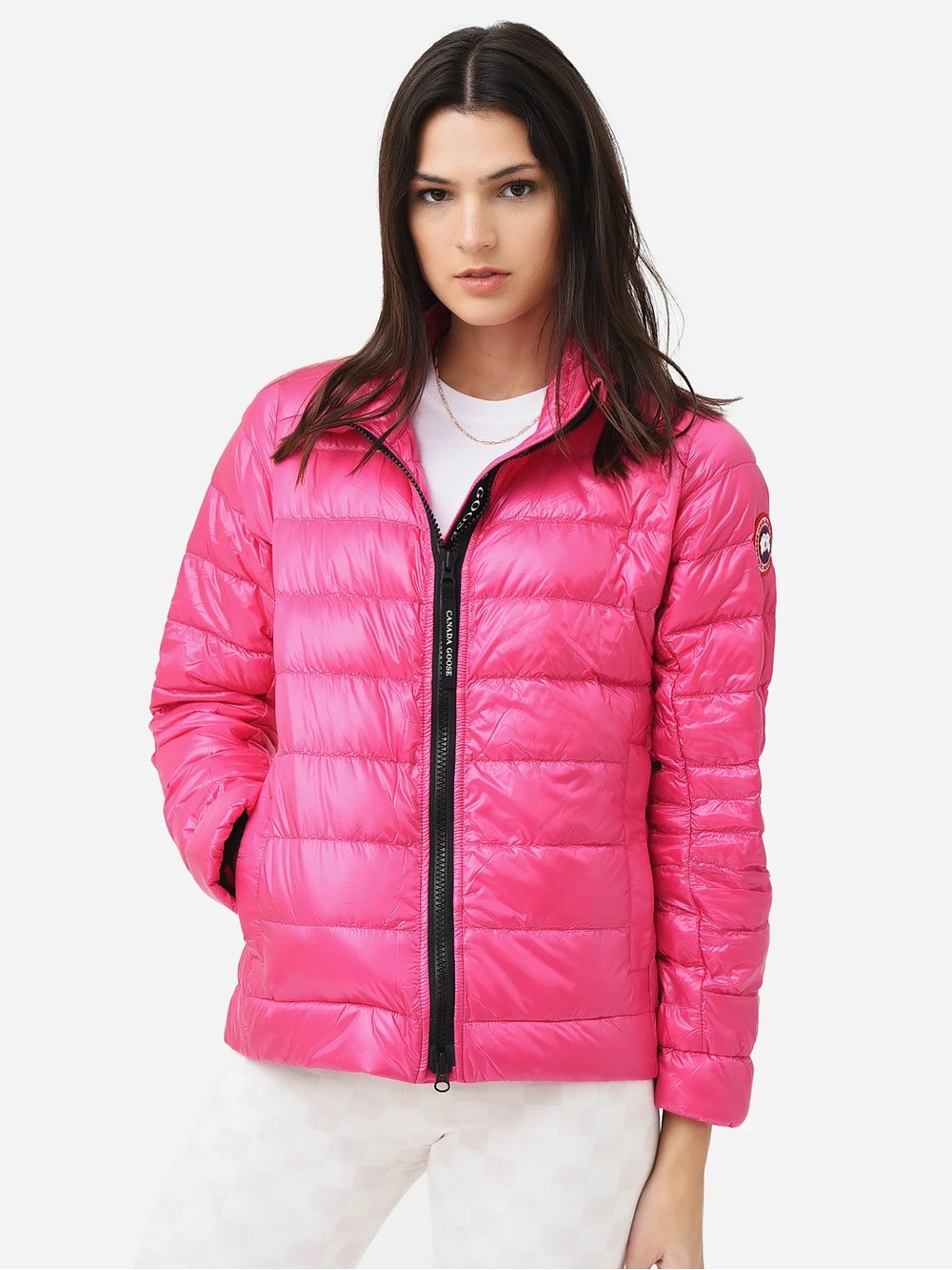 Canada Goose Cypress Down Packable Jacket in Summit Pink Size Large